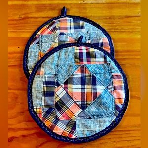 Handmade Farmhouse Oversized Large Potholders For Kitchen Decorations or Use